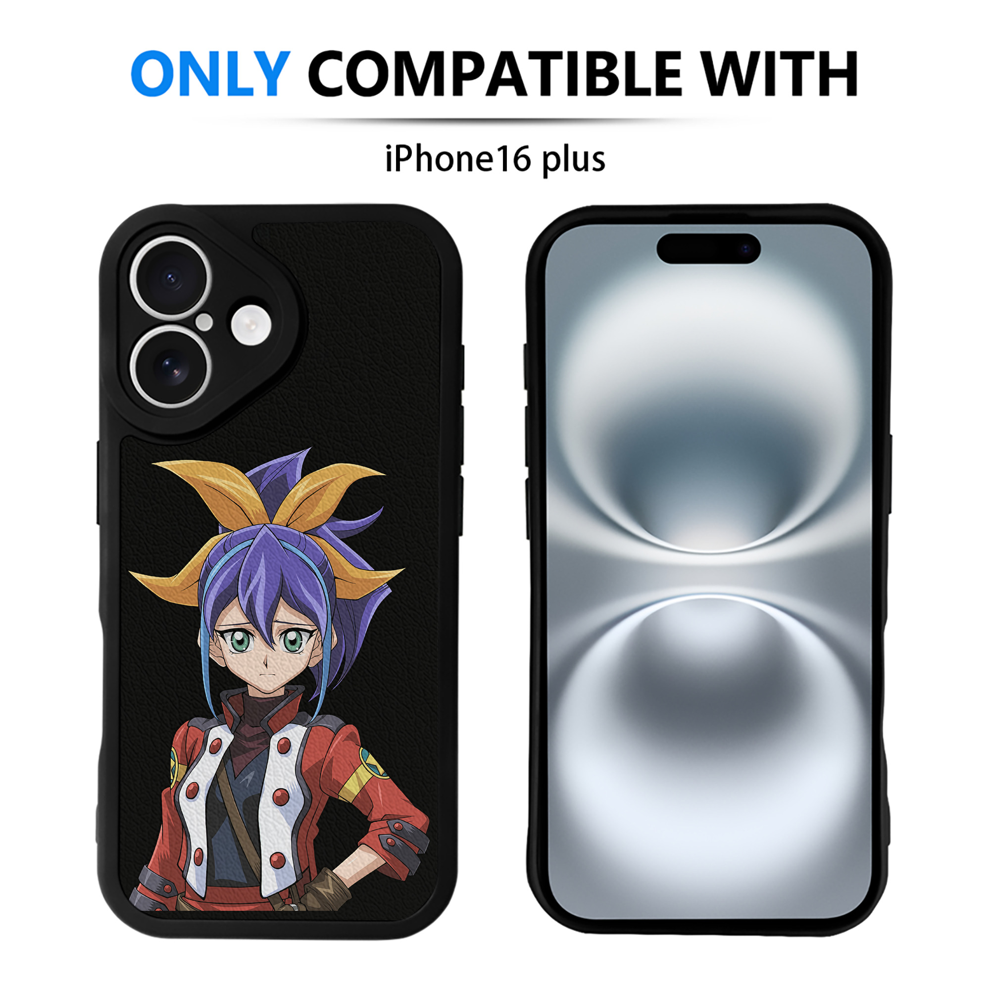 遊☆戯☆王 Yu-Gi-Oh! 【iPhone 16シリーズ対応】シリコンスマホケース（レザー調） 材質：シリコン
